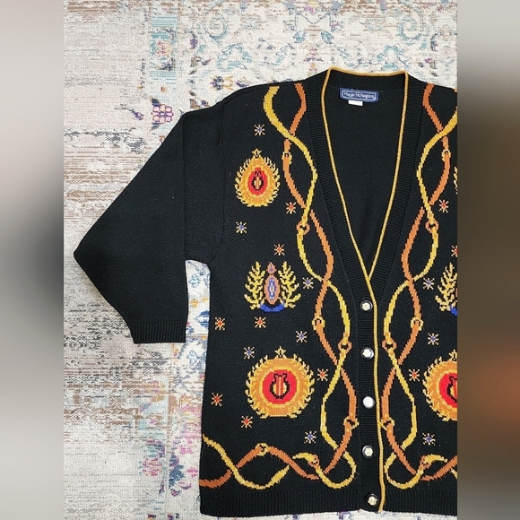 Maggie McNaughton Knit Vintage "Norton McNaughton" Cardigan Sweater Womens sz 2X - Picture 8 of 16